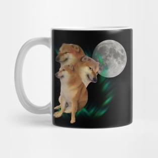 3 Cheems Moon Mug